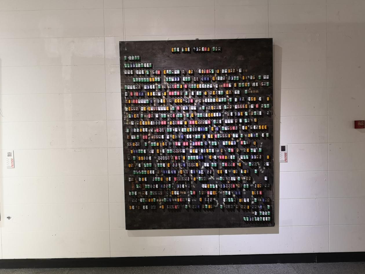 雪日赏画！长春这所高校把学生艺术作品展搬进长春世界雕塑园