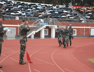 建党百年路,铸就青年魂——长春科技学院举行庆祝建党100周年大学生预备连第三届军事技能比武
